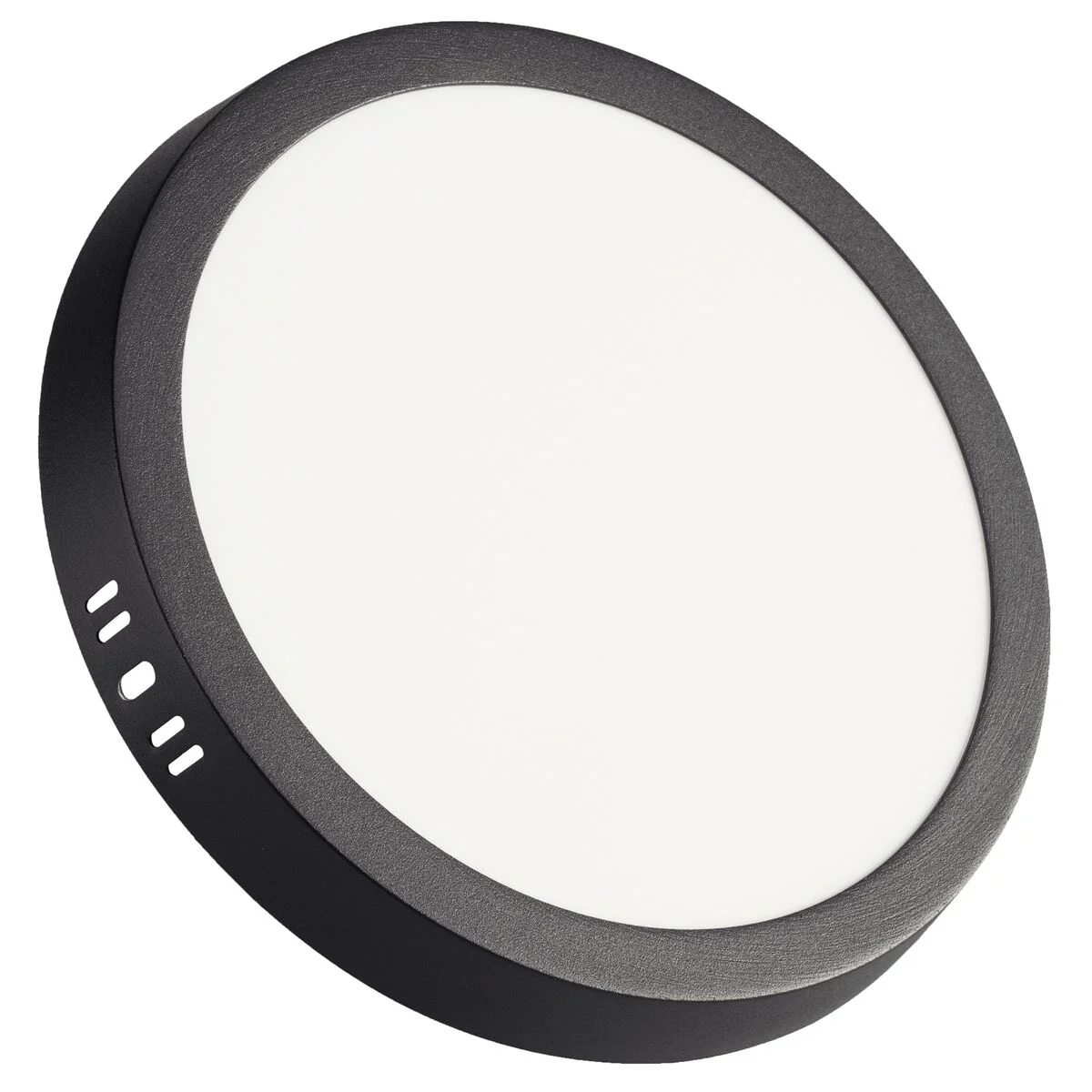Plafon Fita LED Tramontina Redondo de Sobrepor Preto 18 W 3000 K 1250 lm Luz Amarela