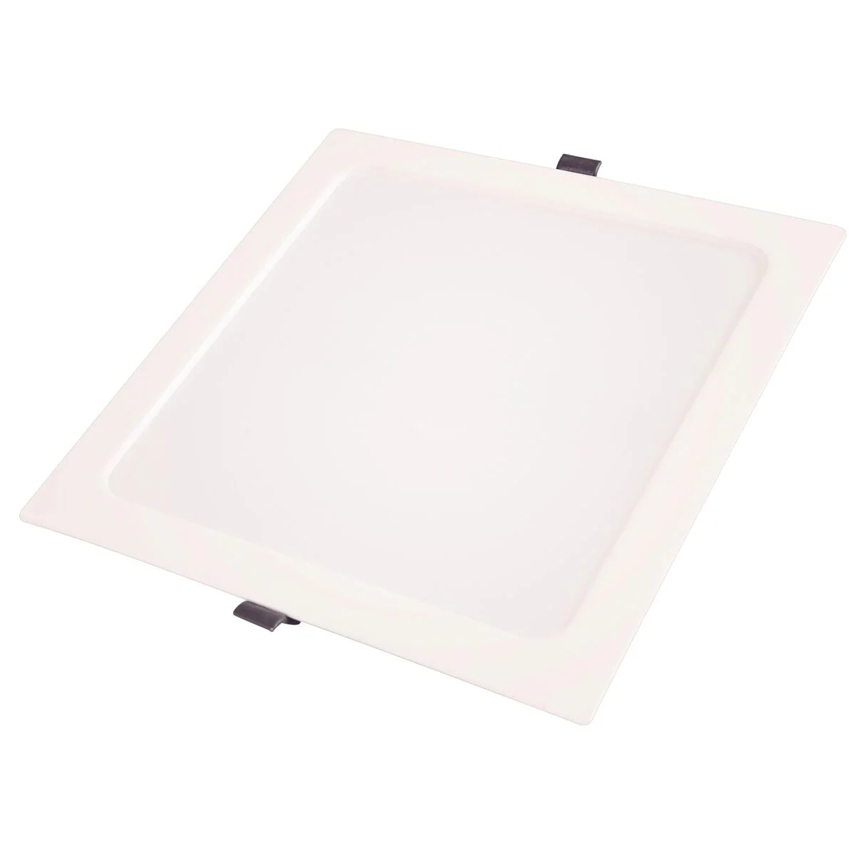 Plafon LED Tramontina Quadrado Backlight de Embutir 1000 lm 12 W Bivolt 3000 K Luz Amarela