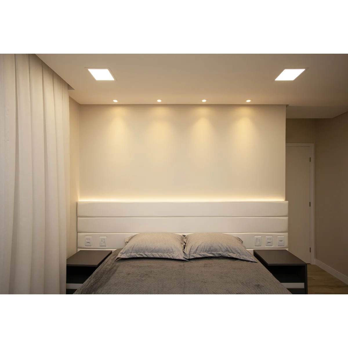 Plafon Quadrado de Embutir Tramontina Smart Led 24 W