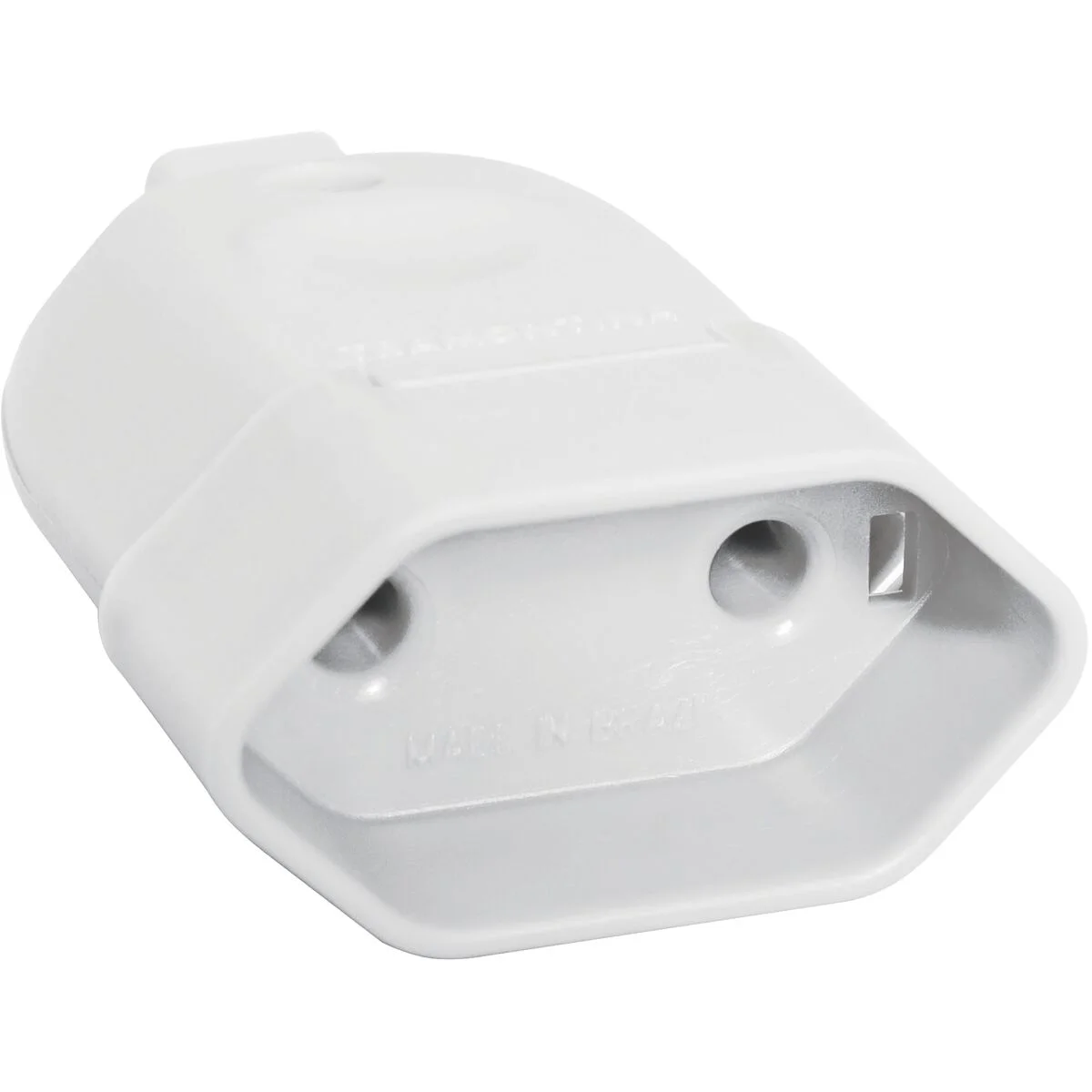 Plugue Fêmea 2P 10 A 250 V Tramontina Branco