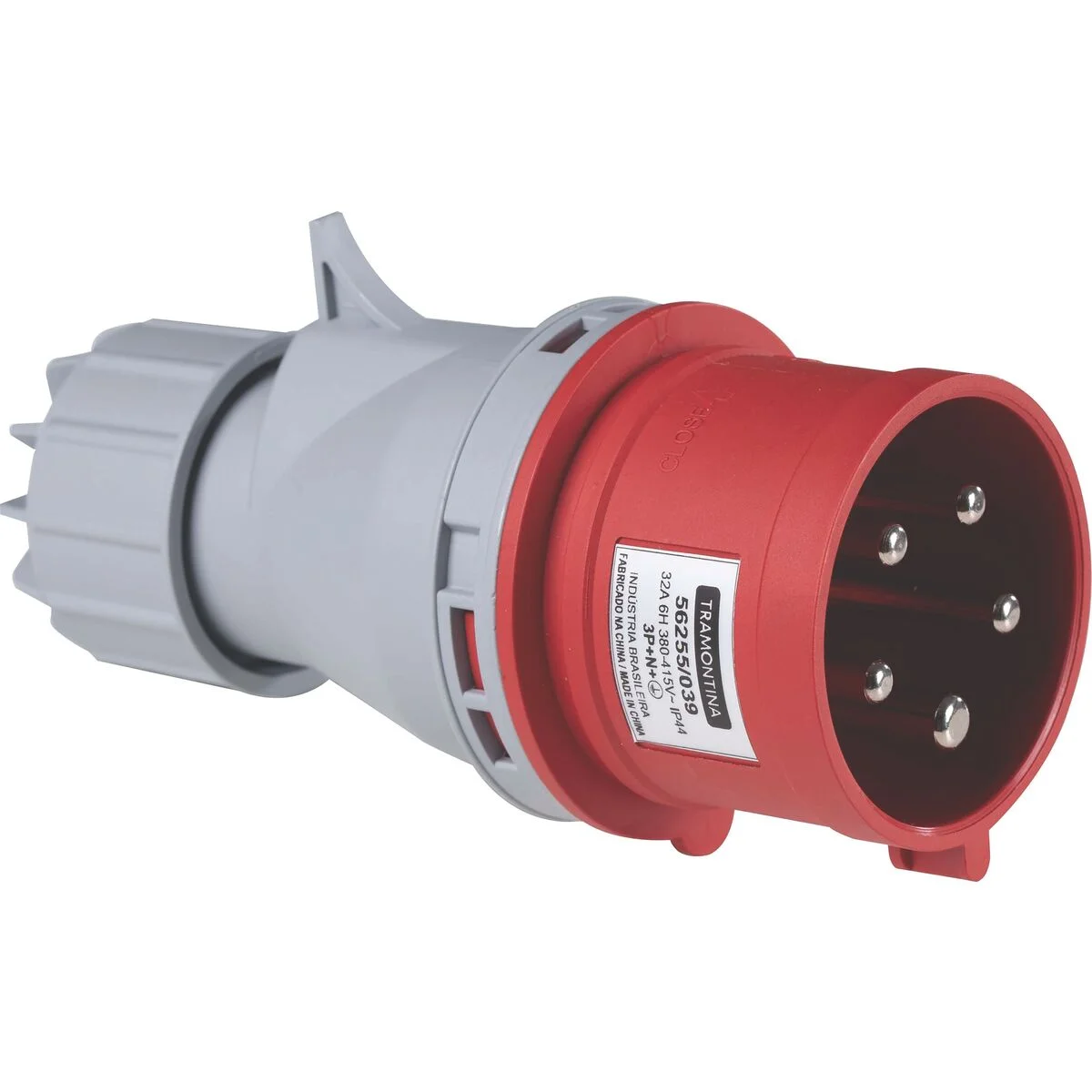 Plugue Móvel Industrial 3P+N+T 32 A 380-415 Vca 6 H Tramontina