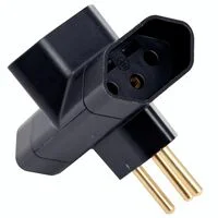 Plugue T 2P+T 250 V 10 A Tramontina Preto