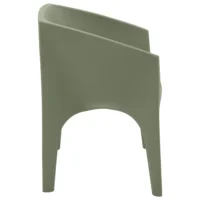 Poltrona Tramontina Paco ECO em Polietileno I''m Green Bio-Based Verde Oliva