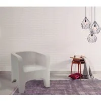 Poltrona Tramontina Tonic em Polietileno Branco