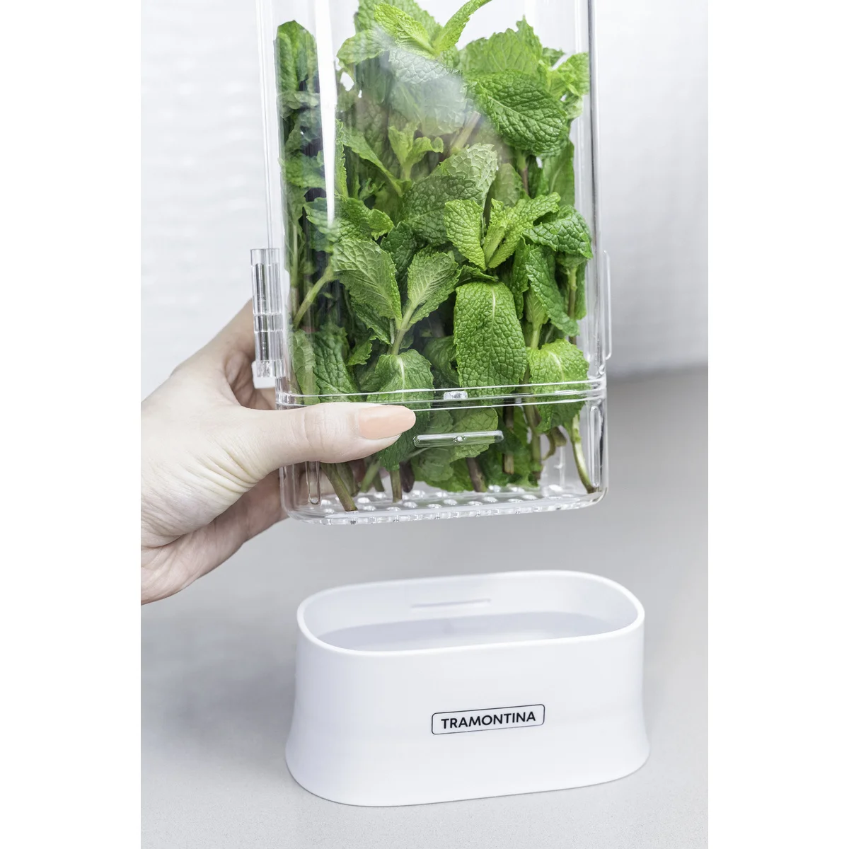 Porta-Ervas de Geladeira Tramontina Organizzare 1,2 L