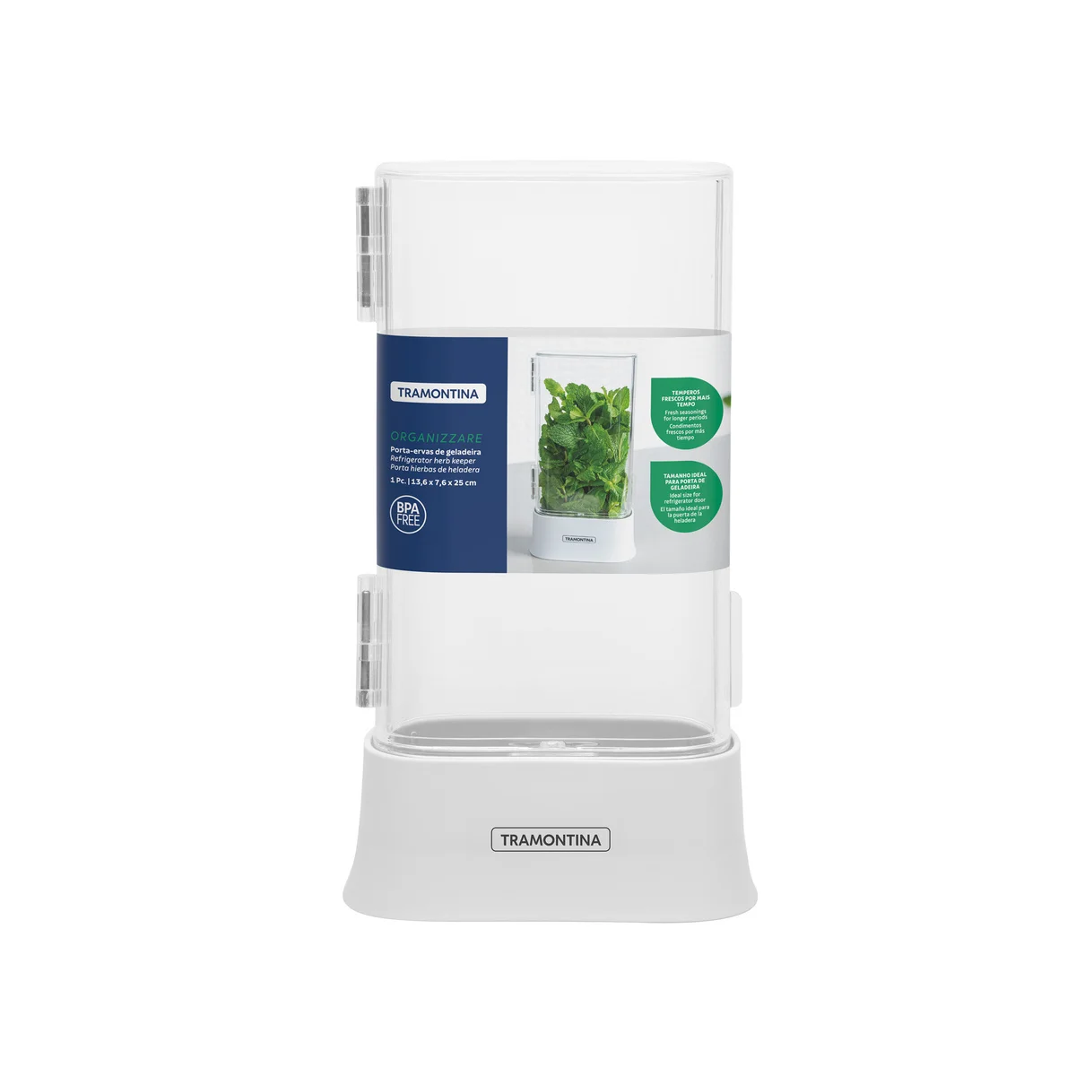 Porta-Ervas de Geladeira Tramontina Organizzare 1,2 L