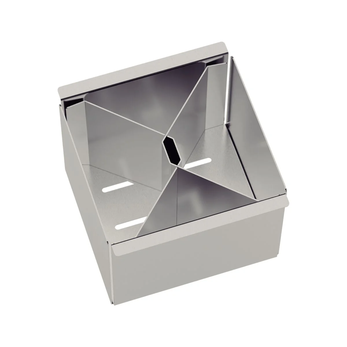 Porta-Talheres Tramontina em Aço Inox com Acabamento Acetinado para uso no Canal Organizador