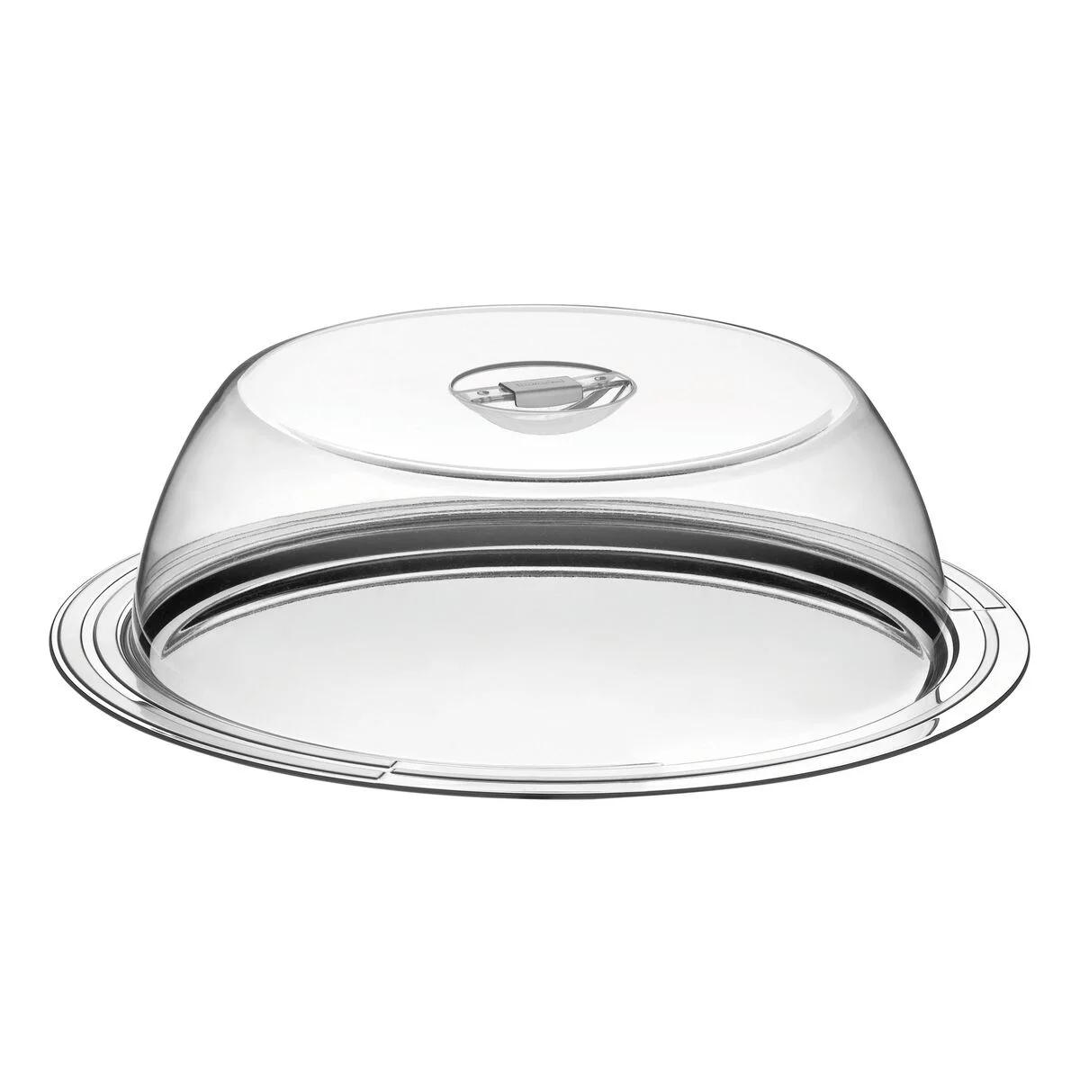 Porta-bolo Tramontina Ciclo em Aço Inox com Tampa 33 cm