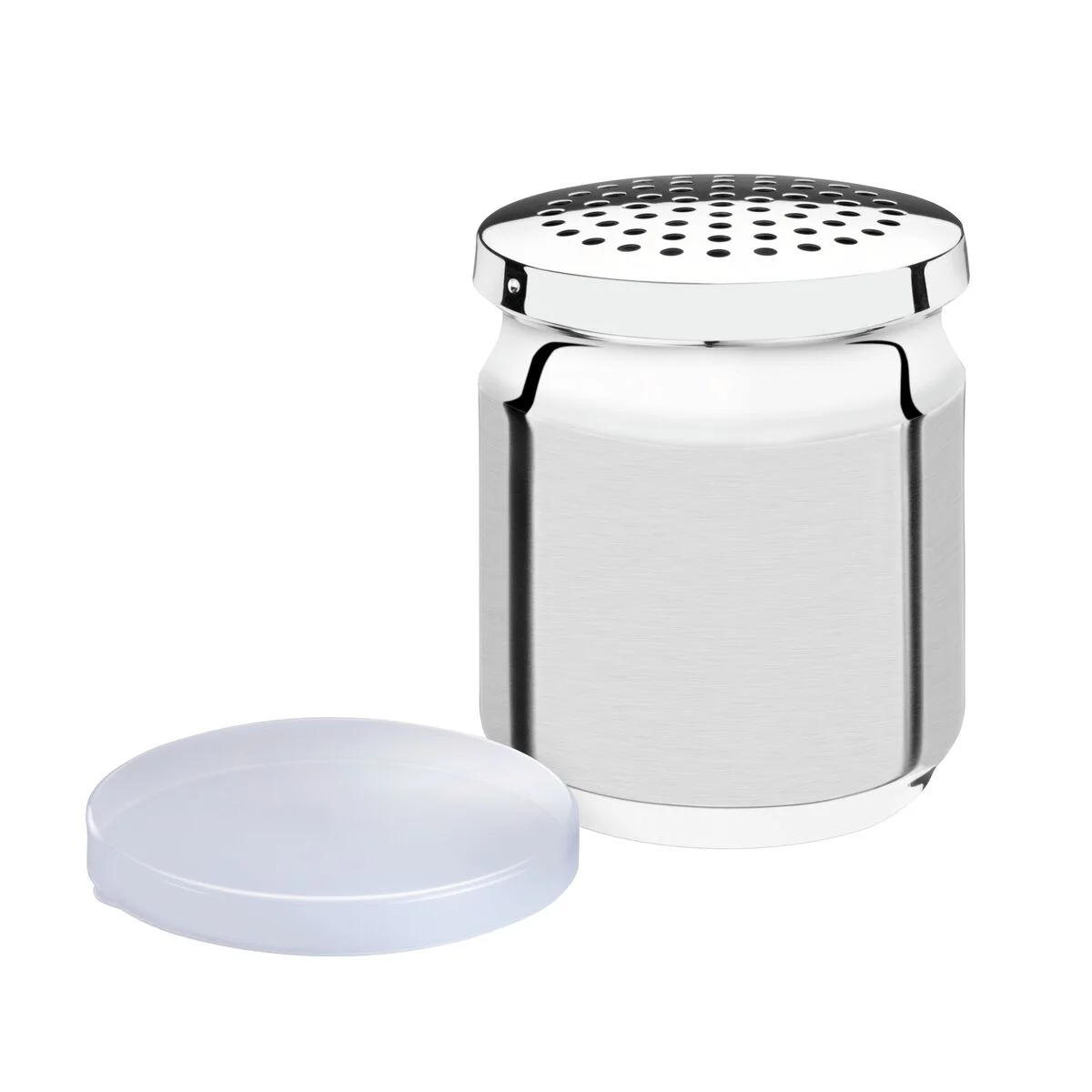 Porta-queijo Ralado Tramontina Utility em Aço Inox com Tampa de Plástico