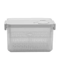 Pote Organizador de Geladeira Tramontina Organizzare com Controle de Umidade 2,8 L