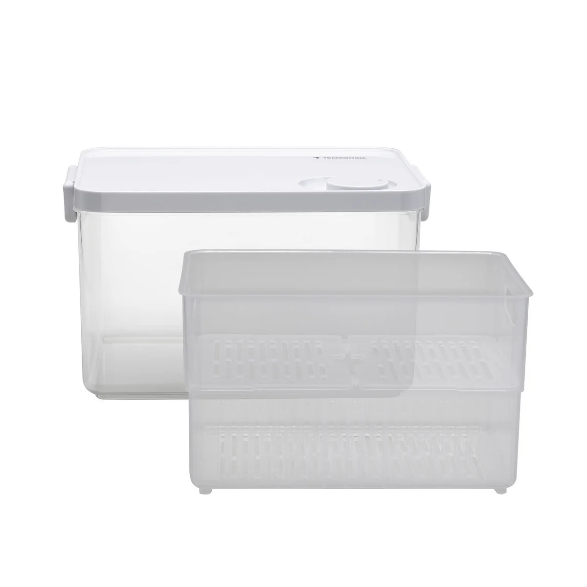 Pote Organizador de Geladeira Tramontina Organizzare com Controle de Umidade 6,2 L