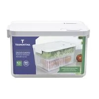 Pote Organizador de Geladeira Tramontina Organizzare com Controle de Umidade 6,2 L