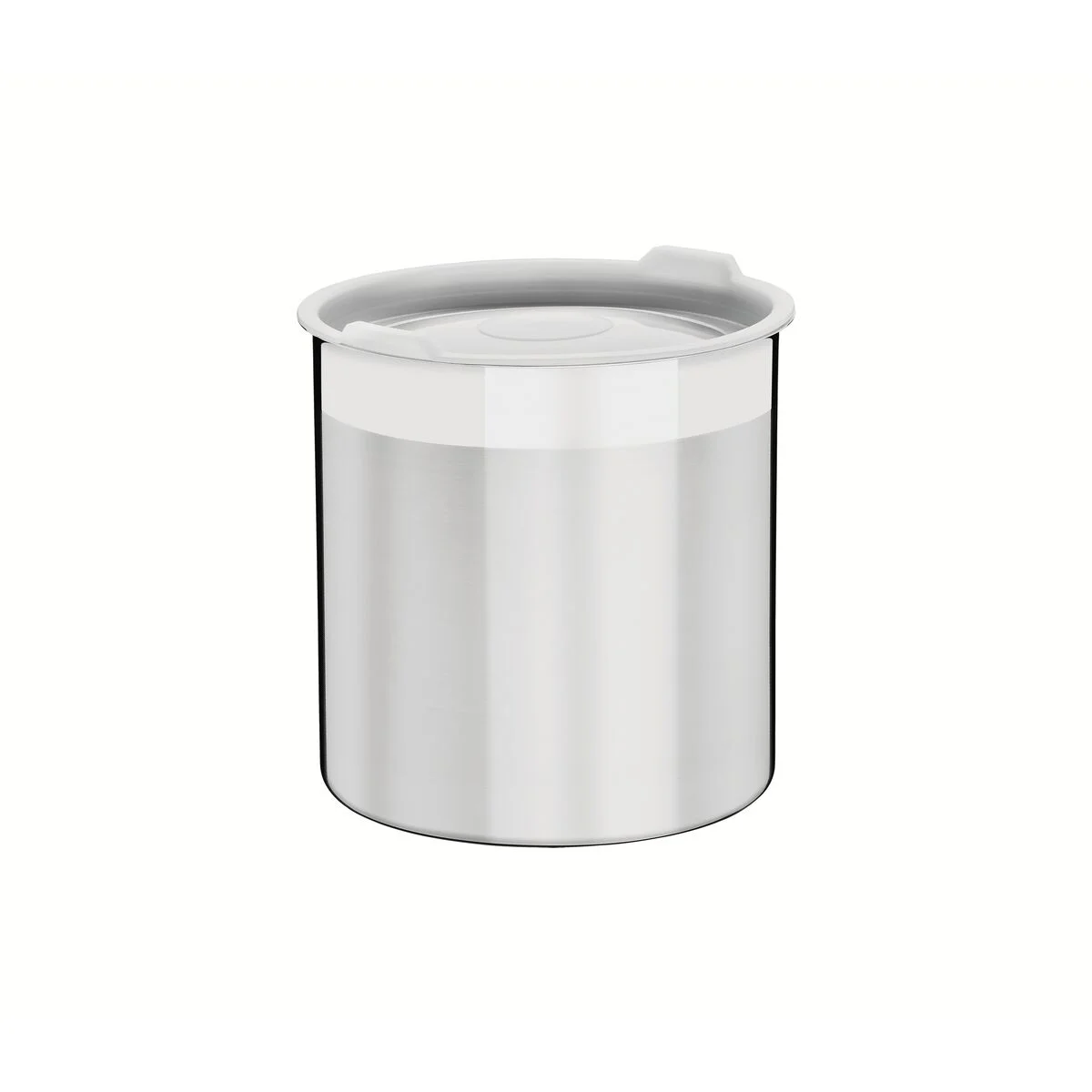 Pote Tramontina Cucina em Aço Inox para Mantimentos com Tampa Plástica 12 cm 1,5 L