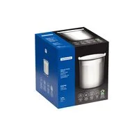Pote Tramontina Cucina em Aço Inox para Mantimentos com Tampa Plástica 14 cm 2,3 L
