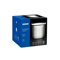 Pote Tramontina Cucina em Aço Inox para Mantimentos com Tampa Plástica 16 cm 3,4 L