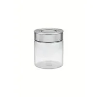 Pote de Vidro Tramontina Purezza com Tampa de Aço Inox 10 cm 0,7 L