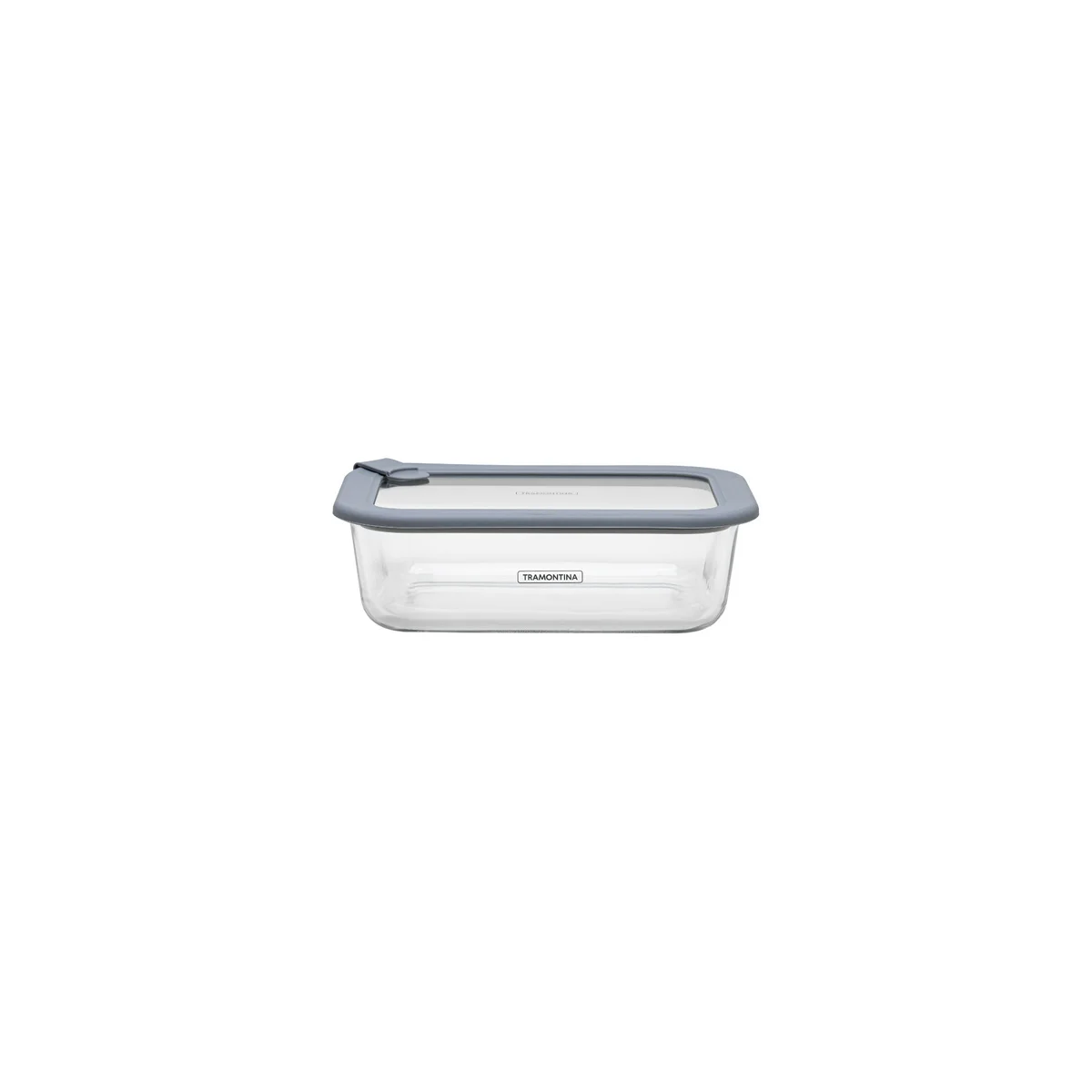 Pote de Vidro Tramontina Vittra Retangular com Tampa Hermética de Silicone 1,05 L