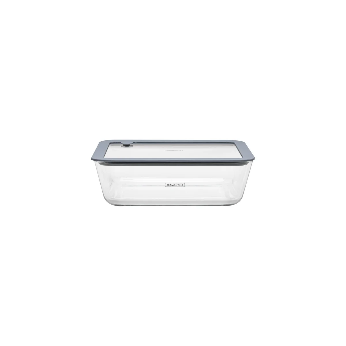 Pote de Vidro Tramontina Vittra Retangular com Tampa Hermética de Silicone 2,6 L
