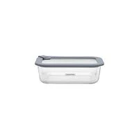 Pote de Vidro Tramontina Vittra Retangular com Tampa de Vidro Hermética de Silicone 1,52 L