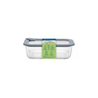 Pote de Vidro Tramontina Vittra Retangular com Tampa de Vidro Hermética de Silicone 1,52 L