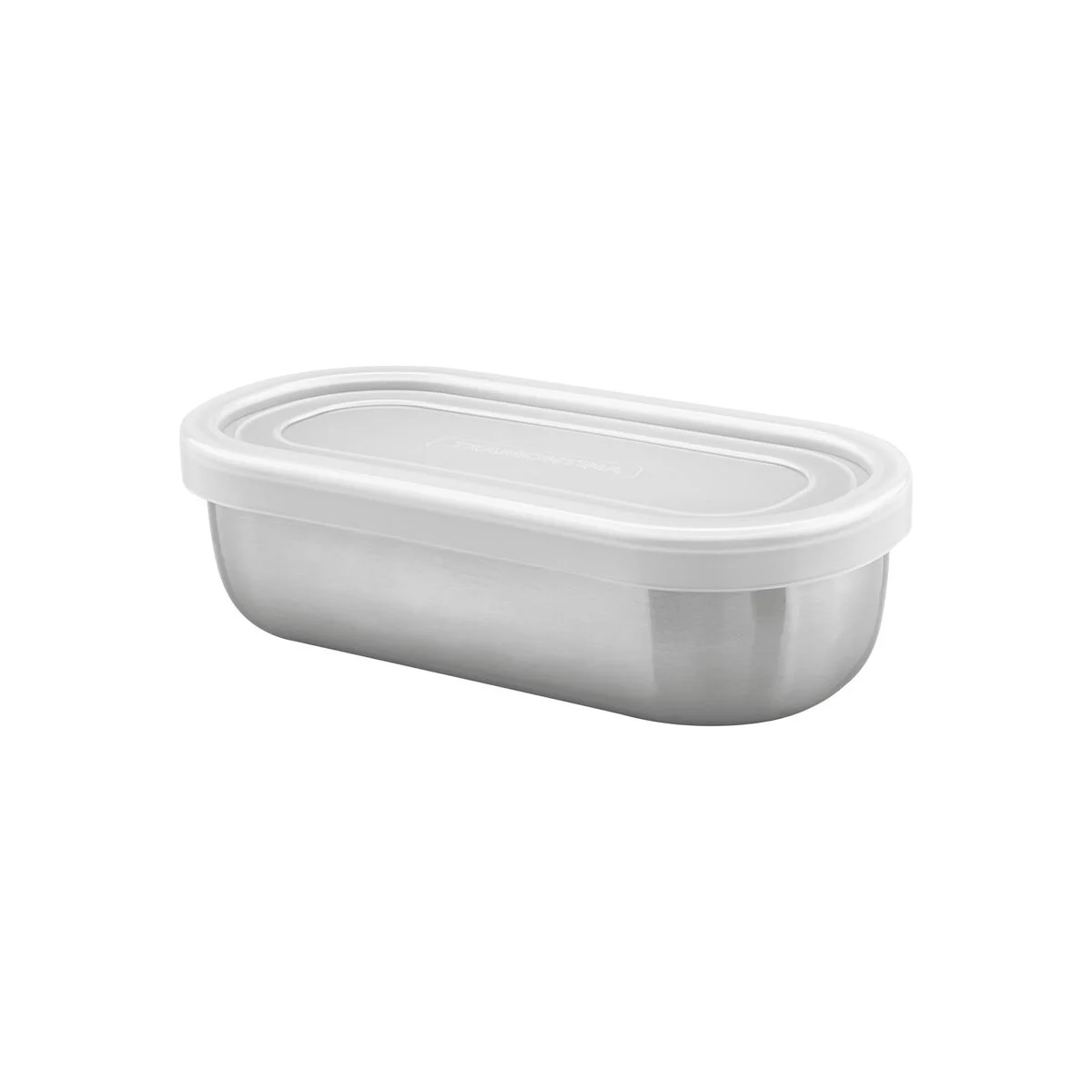 Pote para Alimentos Tramontina Freezinox em Aço Inox com Tampa Plástica 0,4 L