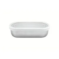 Pote para Alimentos Tramontina Freezinox em Aço Inox com Tampa Plástica 0,4 L