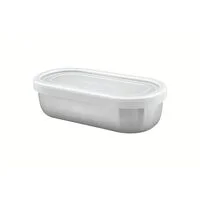 Pote para Alimentos Tramontina Freezinox em Aço Inox com Tampa Plástica 0,4 L