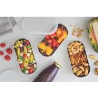 Pote para Alimentos Tramontina Freezinox em Aço Inox com Tampa Plástica 0,4 L