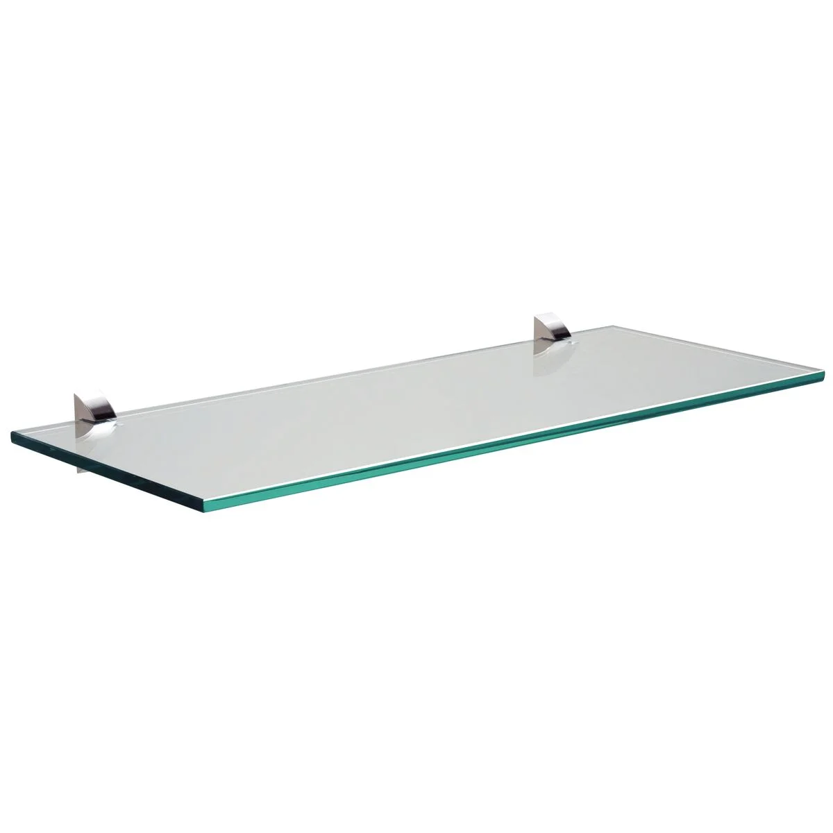 Prateleira de Vidro Tramontina Glass Reta com Suporte Injetado 400x200x8mm