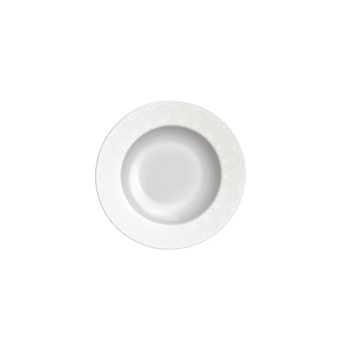 Prato Fundo Tramontina Alícia em Porcelana Decorada 23 cm