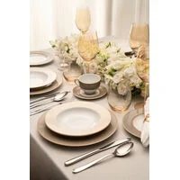Prato Fundo Tramontina Aurum em Porcelana Decorada 23 cm
