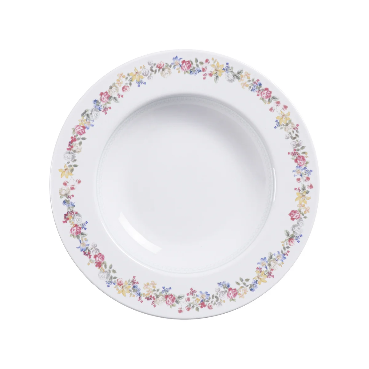 Prato Fundo Tramontina Dalina em Porcelana Decorada 23 cm