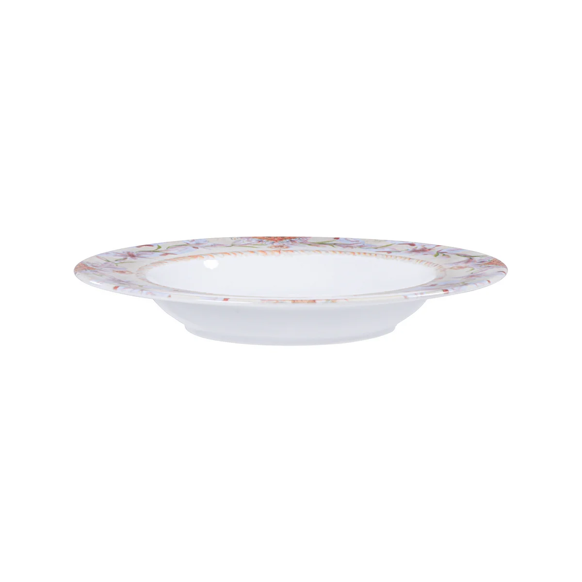 Prato Fundo Tramontina Essência Do Círio em Porcelana Decorada 23 cm