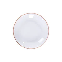 Prato Fundo Tramontina Jeri Mocha em Porcelana 22cm