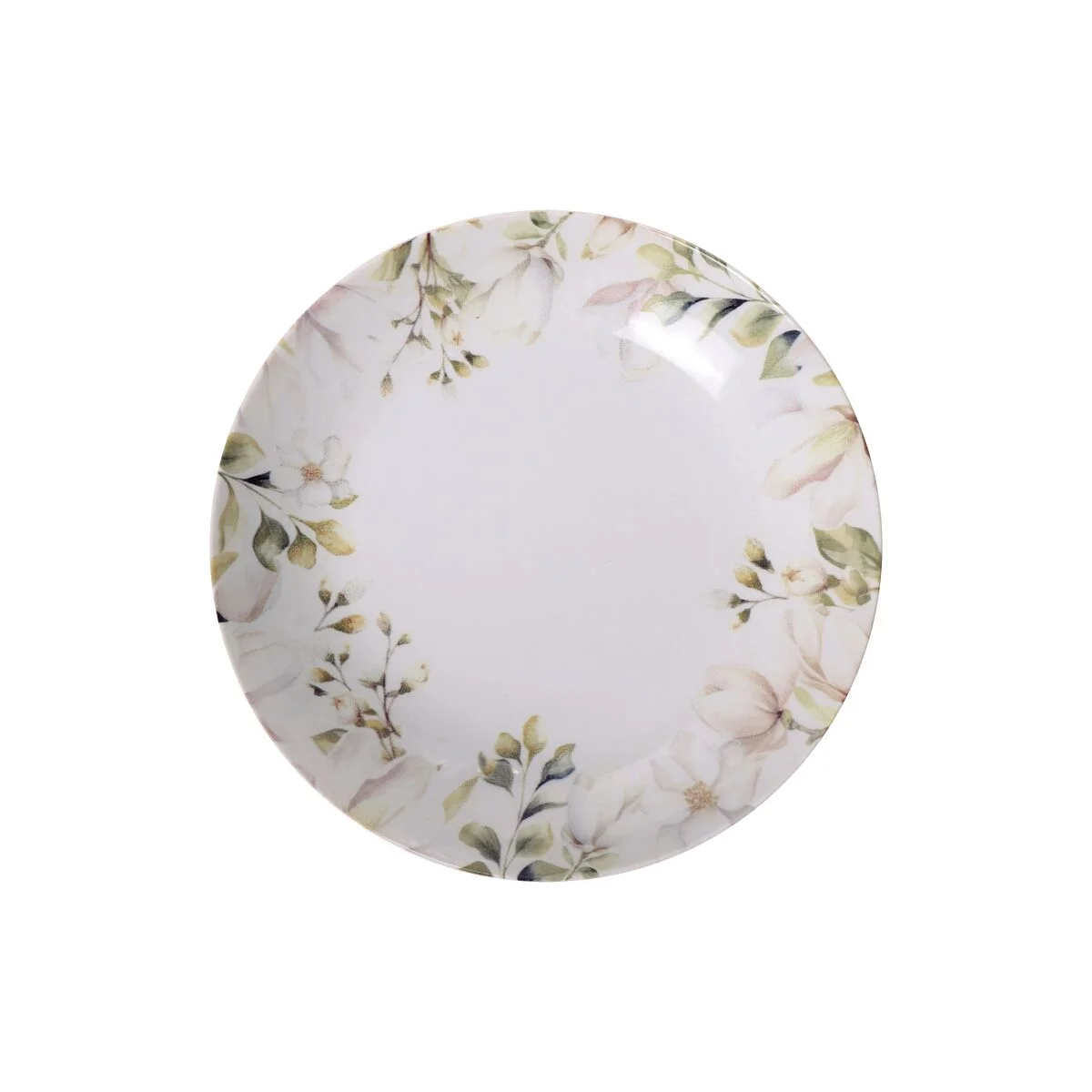 Prato Fundo Tramontina Magnolia em Porcelana Decorada 22 cm