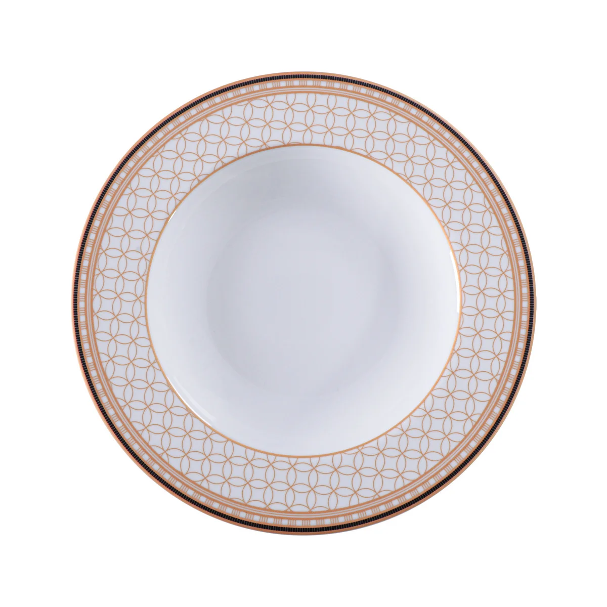 Prato Fundo Tramontina Solaris em Porcelana Decorada 23 cm