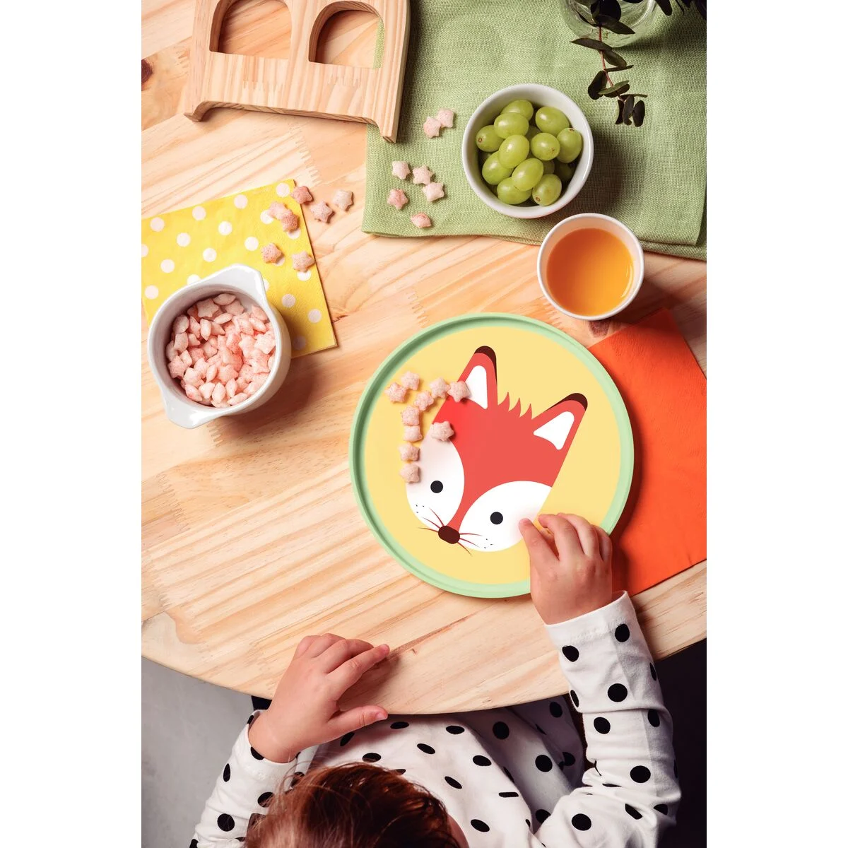 Prato Infantil Tramontina Baby Friends em Polipropileno Verde