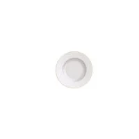 Prato Pão Filetado Tramontina Elisa em Porcelana com Borda Dourada 17 cm