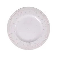 Prato Panetone Tramontina Casa Natal Capodanno em Porcelana Decorada 28 cm