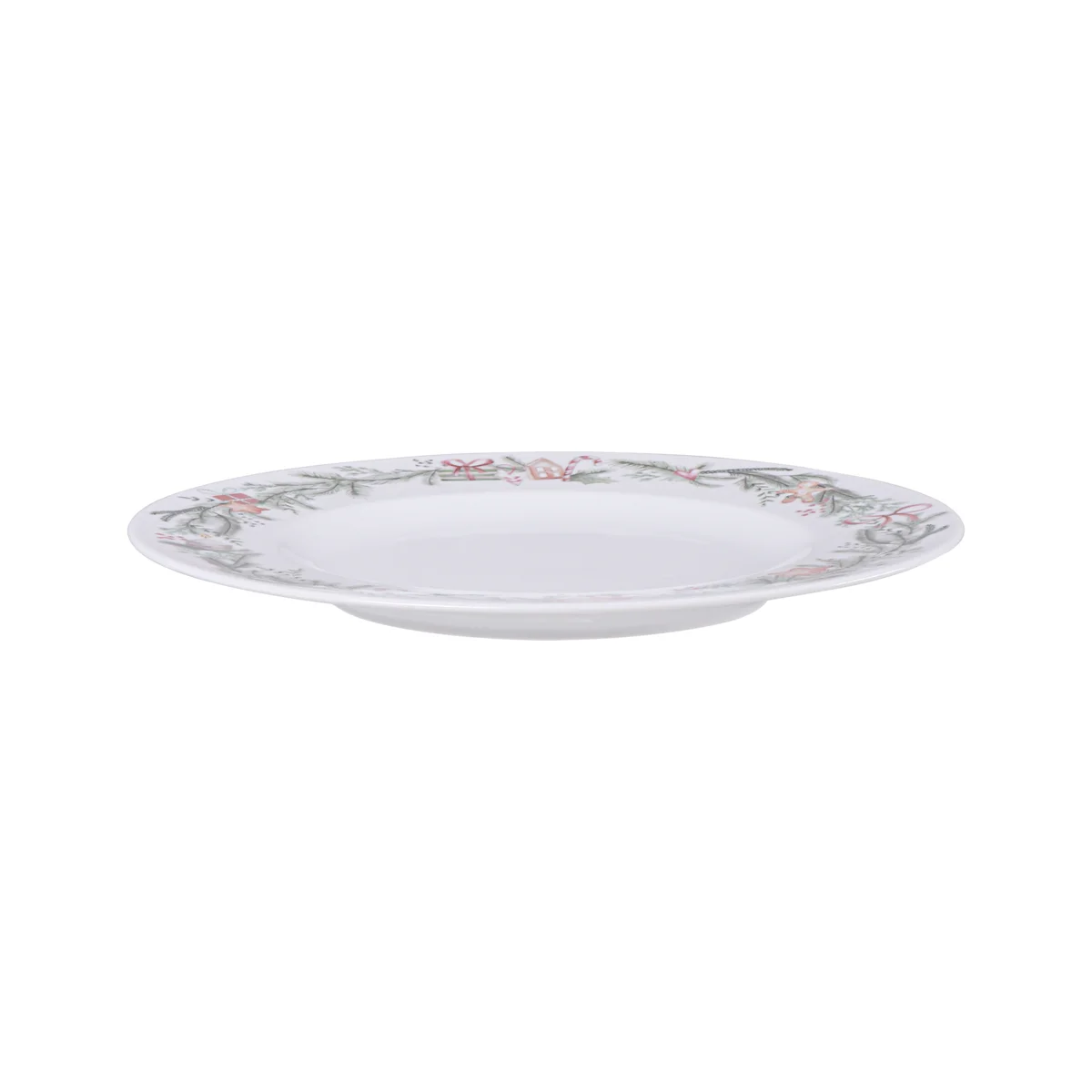 Prato Panetone Tramontina Casa Natal Noite Feliz em Porcelana Decorada 28 cm