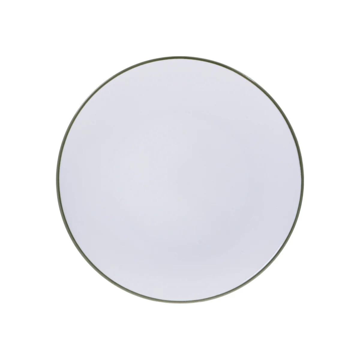 Prato Raso Jeri Verde Tramontina em Porcelana 25 cm