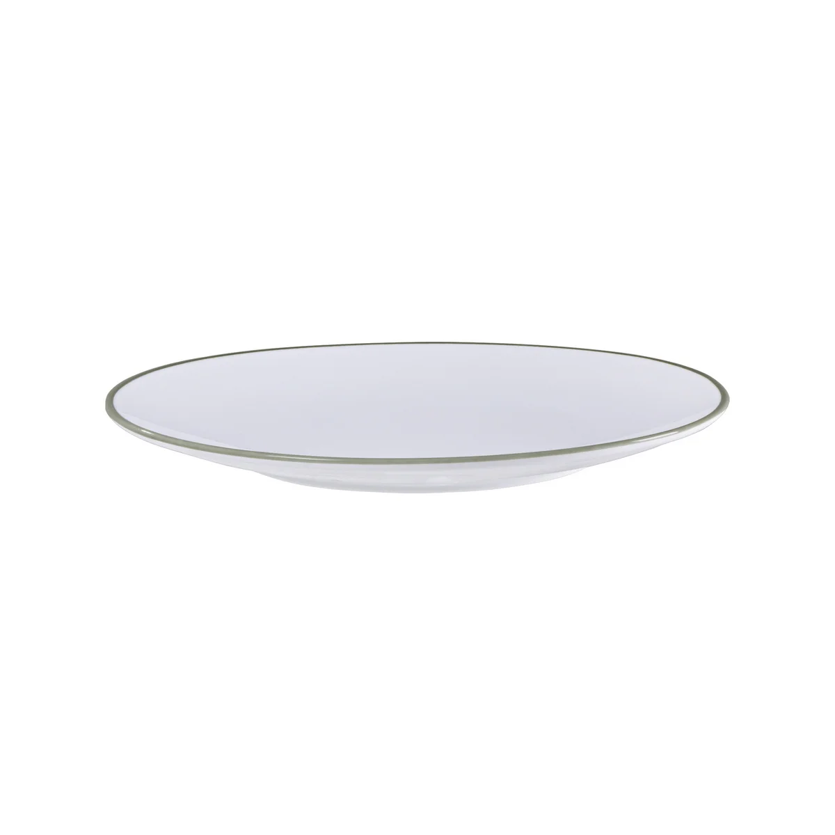 Prato Raso Jeri Verde Tramontina em Porcelana 25 cm