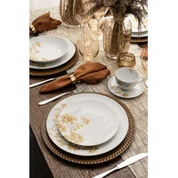 Prato Raso Tramontina Amarilis em Porcelana Decorada 28 cm