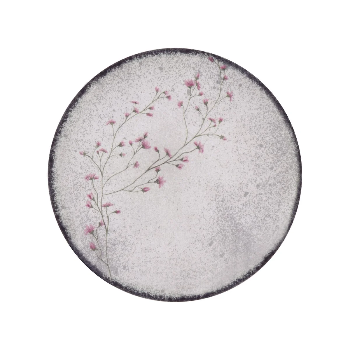 Prato Raso Tramontina Floralis em Porcelana Decorada 25 cm