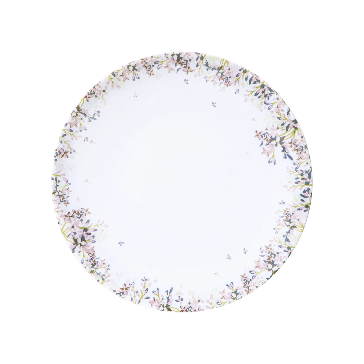 Prato Raso Tramontina Fogli em Porcelana Decorada 25 cm