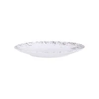 Prato Raso Tramontina Fogli em Porcelana Decorada 25 cm