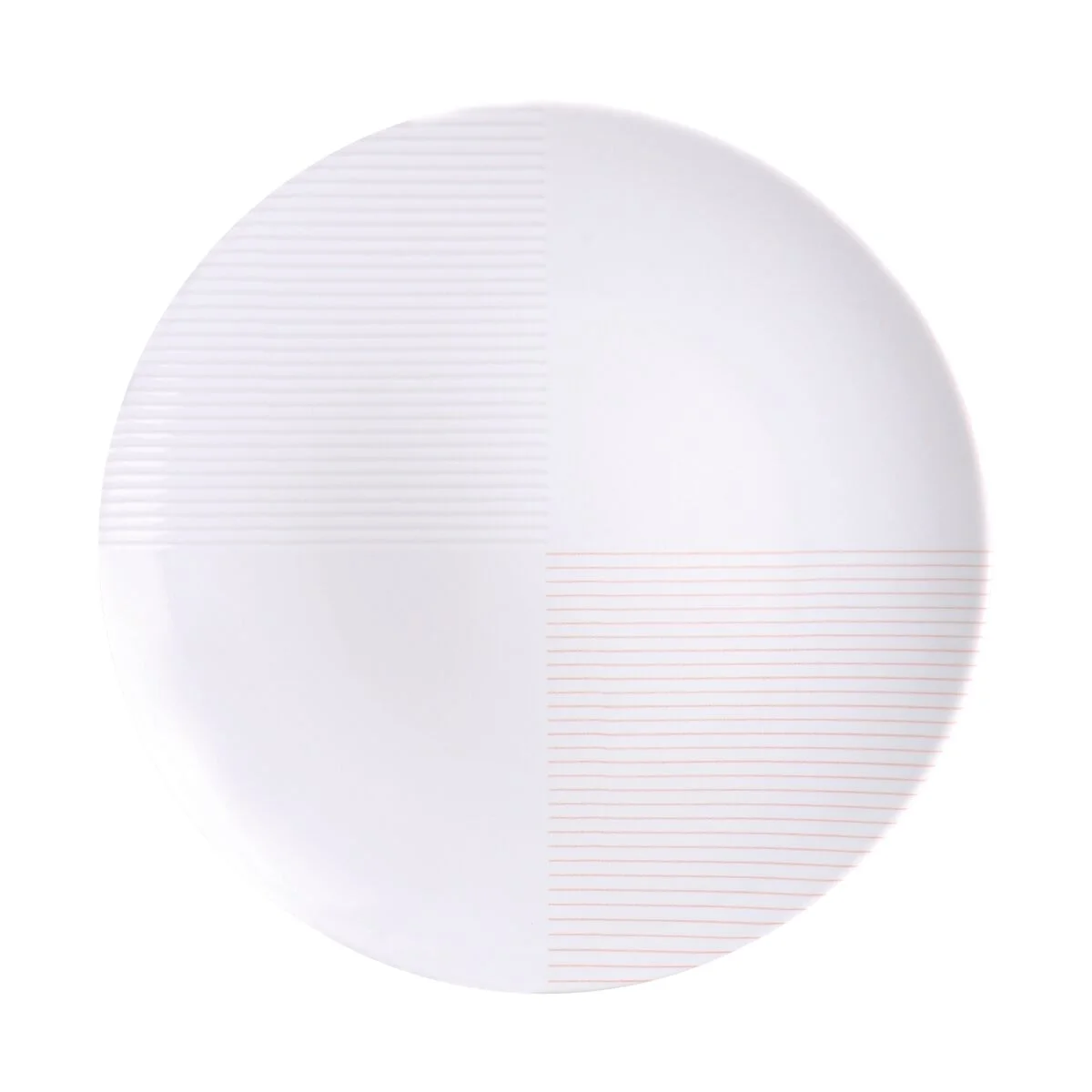 Prato Raso Tramontina Grid em Porcelana Decorada 28 cm