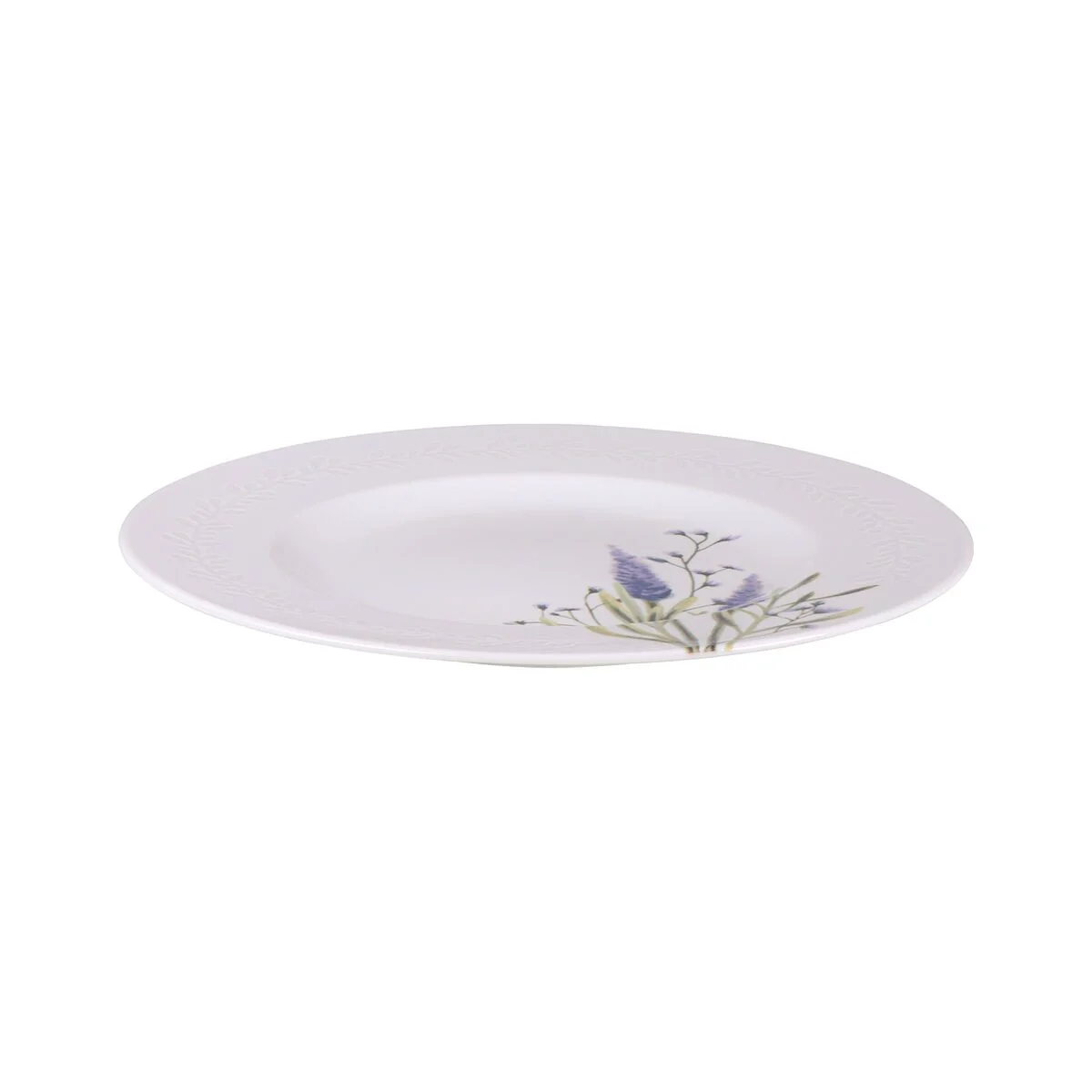 Prato Raso Tramontina Lilla em Porcelana Decorada 28 cm