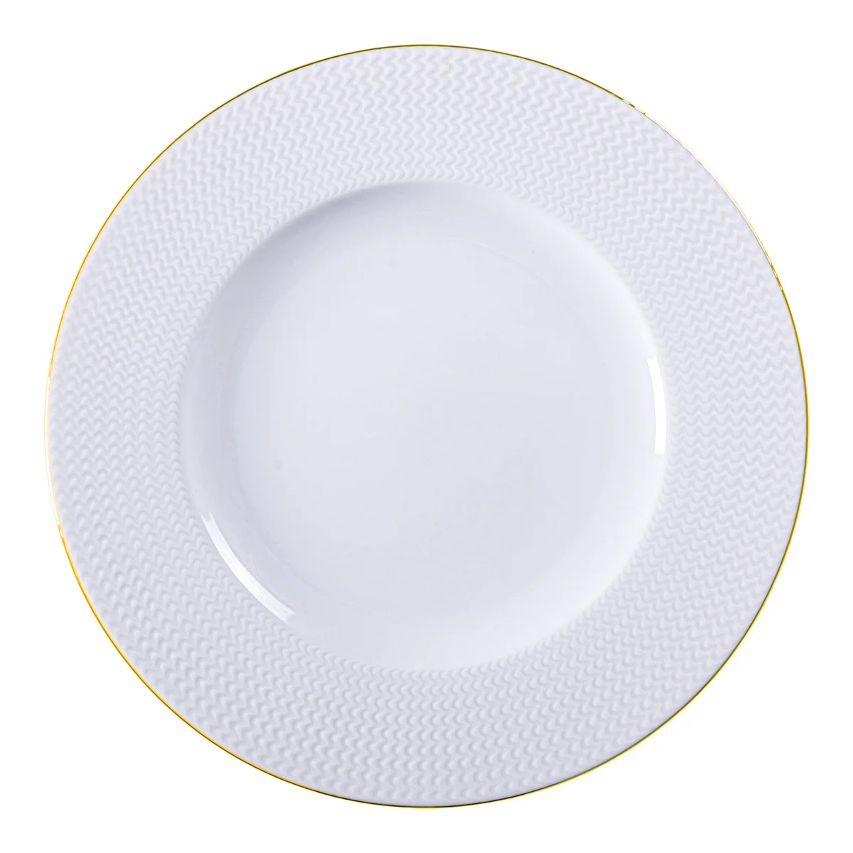 Prato Raso Tramontina Mesh Filetado em Porcelana 28 cm