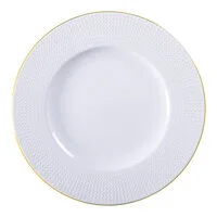 Prato Raso Tramontina Mesh Filetado em Porcelana 28 cm